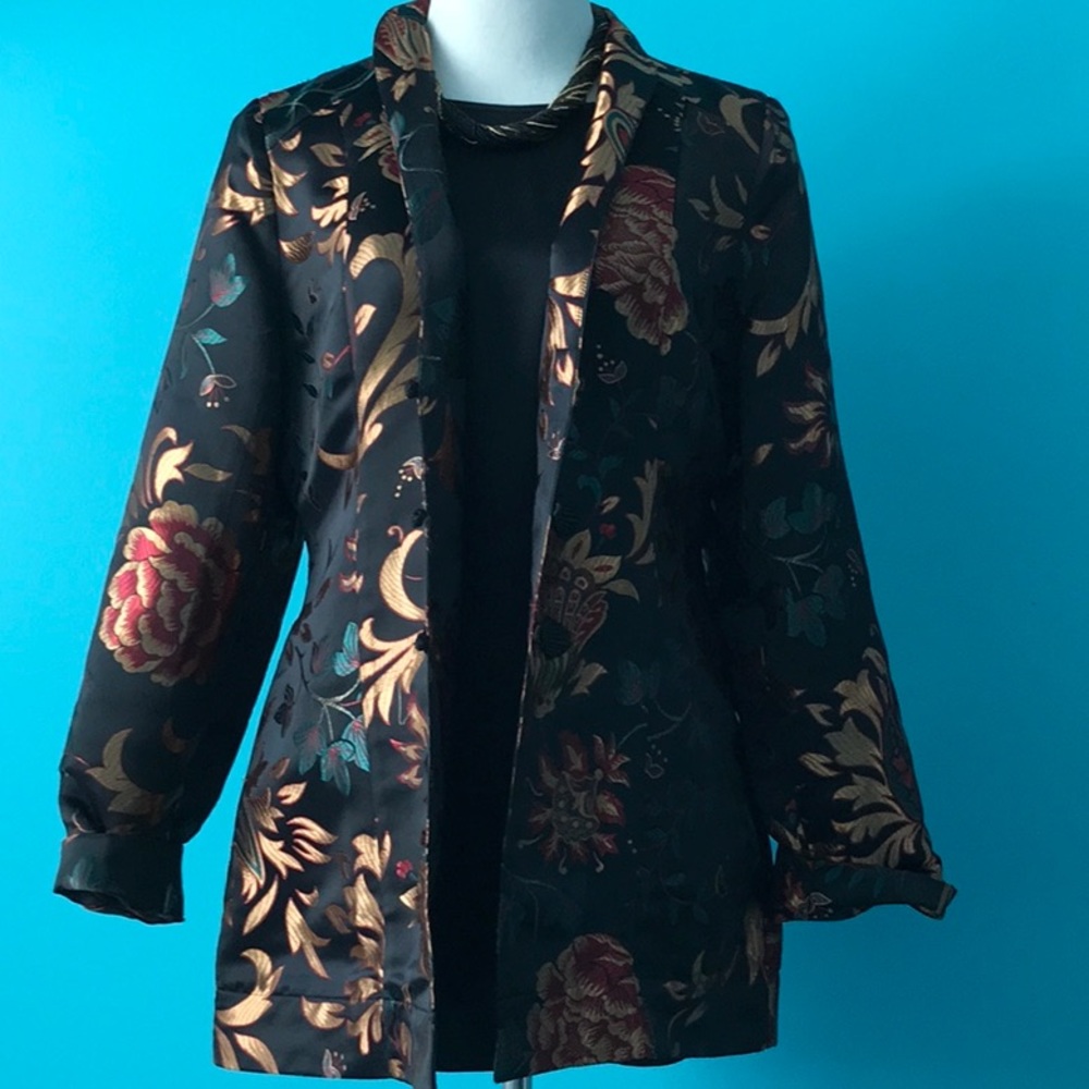 Gorgeous Soft Surroundings Floral Jacket M